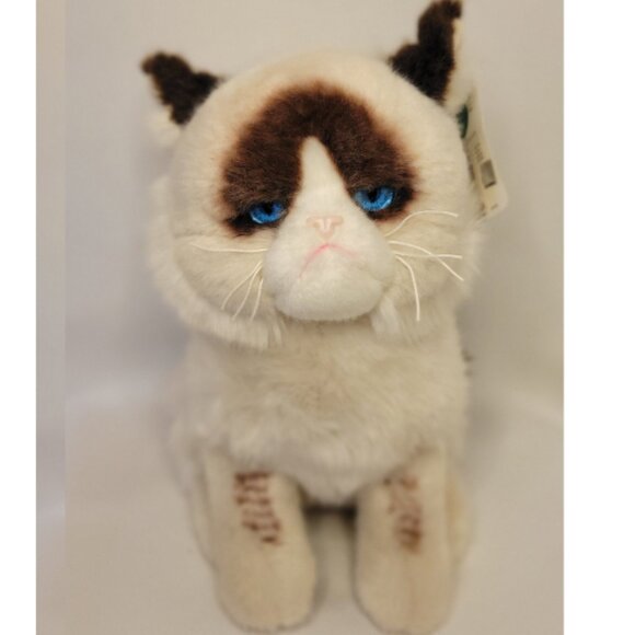 NWT Gund Retired Grumpy Cat Stuffy Super Soft 10 Inches - Picture 2 of 8